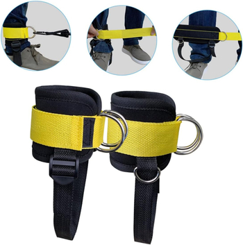 Dvigubo D dizaino čiurnos diržas su pedalu, skirtos fitneso mrtvųjų traukų treniruotėms