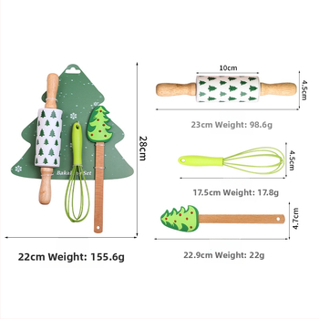 Namų kepimo rinkinys: tešlos rulonėlis, silikoninė mentele ir kiaušinių plakiklis; medžiaga silikonas; neįprastas formos; kepimui