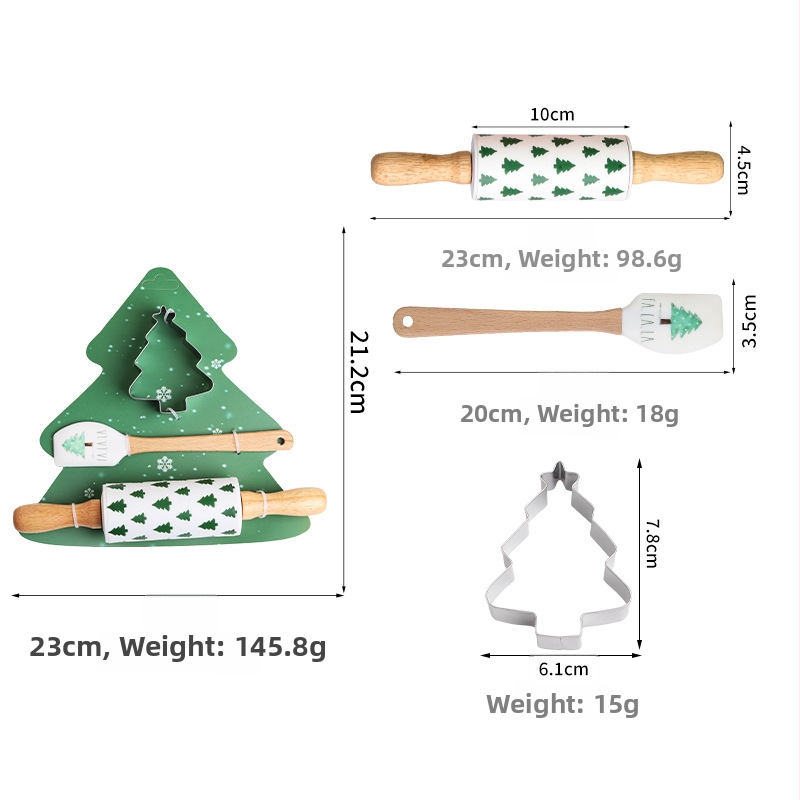 Namų kepimo rinkinys: tešlos rulonėlis, silikoninė mentele ir kiaušinių plakiklis; medžiaga silikonas; neįprastas formos; kepimui