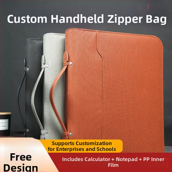 Odinė A4 byla su užtrauktuku ir vienu tvirtu klipu, Modelis: A4 folder, Plokštės storis 1,5 cm, Nugaros plotis 1,5 cm