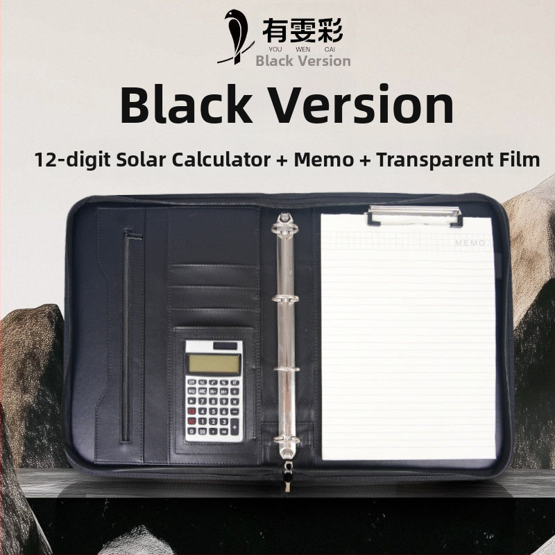 Odinė A4 byla su užtrauktuku ir vienu tvirtu klipu, Modelis: A4 folder, Plokštės storis 1,5 cm, Nugaros plotis 1,5 cm