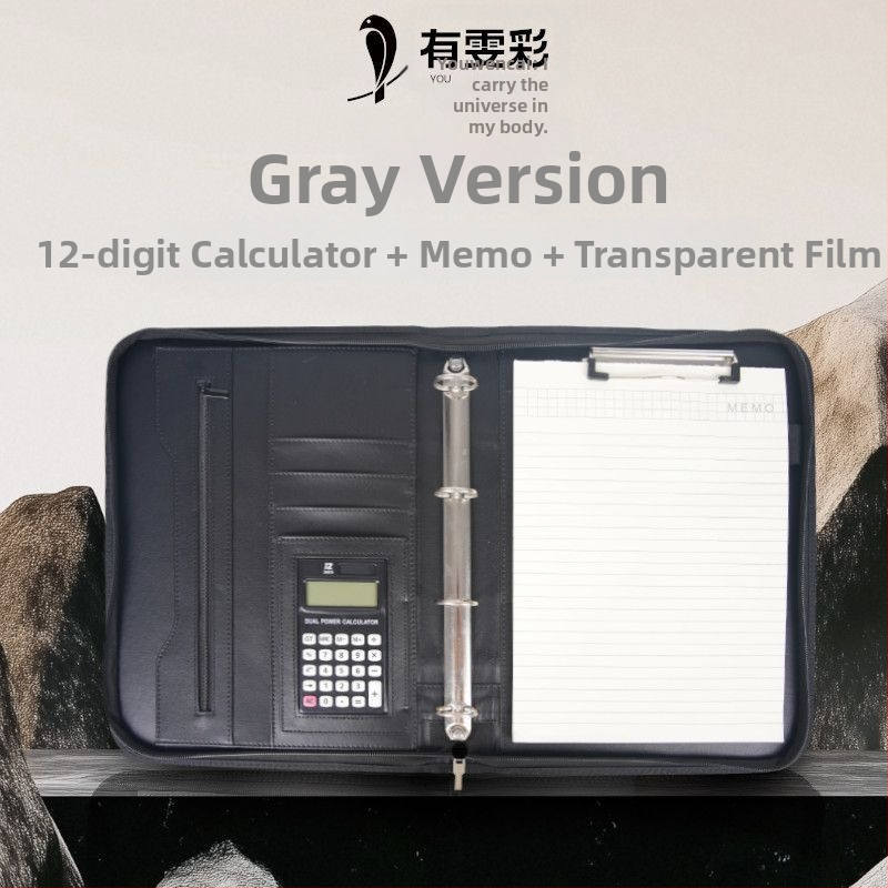 Odinė A4 byla su užtrauktuku ir vienu tvirtu klipu, Modelis: A4 folder, Plokštės storis 1,5 cm, Nugaros plotis 1,5 cm