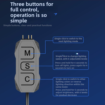 Hifrost SATA1 ARGB valdiklis, 5V3-pin į SATA Adapterinis Kabelis PC — Mini ARGB ventiliatoriaus sinchronizacijos centras, 50 cm, varinis+ABS
