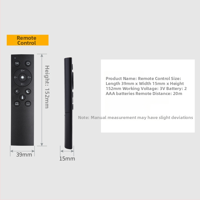 Bec LED inteligent cu telecomandă, tensiune 100-240V, 700 lm, fascicul de 270°, reglabil în intensitate