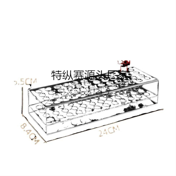 Akrilo plaukų segtukų parodos laikiklis, daugiasluoksnis laiptinės dizainas, biuro prekių parduotuvei