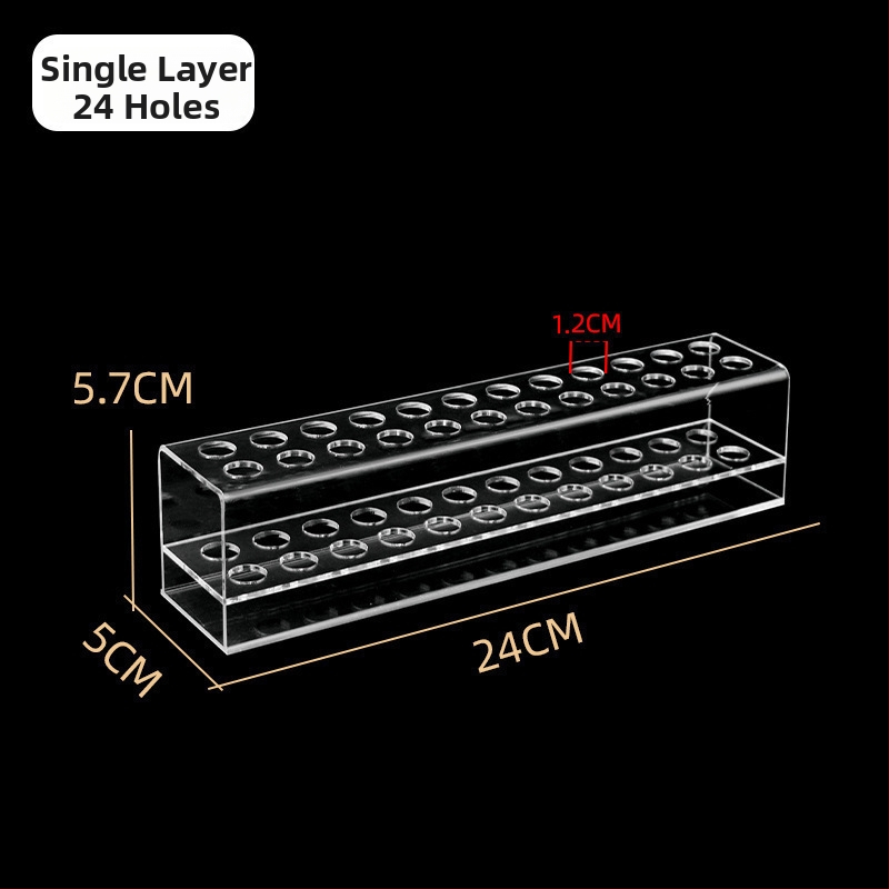 Akrilo plaukų segtukų parodos laikiklis, daugiasluoksnis laiptinės dizainas, biuro prekių parduotuvei