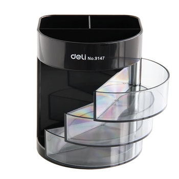 Daugiasluoksnis rašiklių laikiklis, apvalus plastikinis biuro organizatorius, modeliai 9172/9153/909/908/8931/9146/9175, be logotipo, be IP licencijos