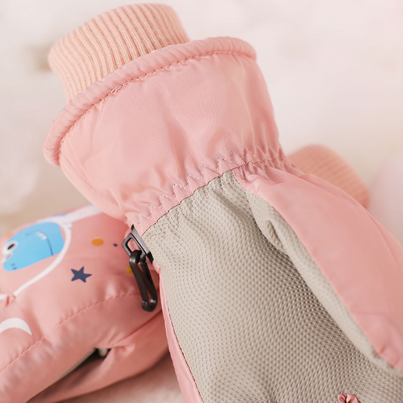 T-BAGWELL vaikų slidinėjimo pirštinės, šilta, medžiaga Chunya Spinning, amžius 7–14