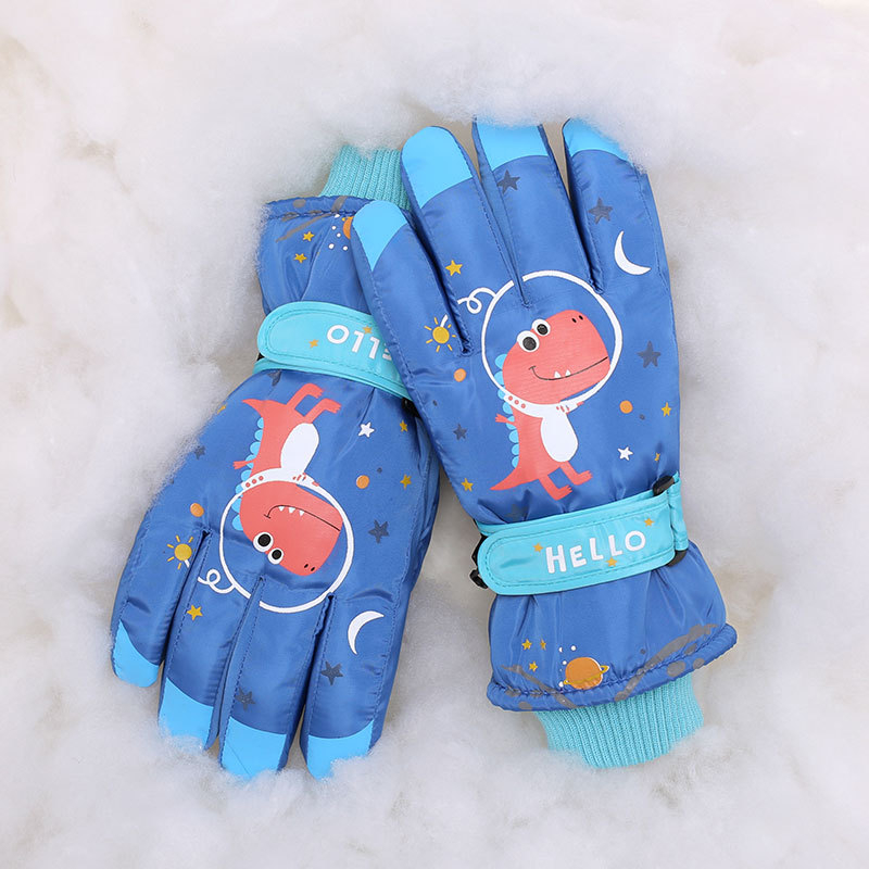 T-BAGWELL vaikų slidinėjimo pirštinės, šilta, medžiaga Chunya Spinning, amžius 7–14