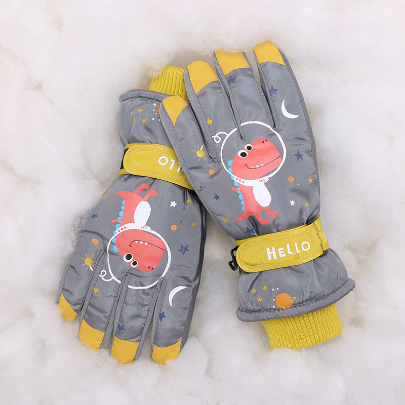 T-BAGWELL vaikų slidinėjimo pirštinės, šilta, medžiaga Chunya Spinning, amžius 7–14