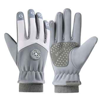 Vaikų slidinėjimo pirštinės, unisex, vėjo atsparios ir atsparios vandeniui, neslystančios, dryžuotas modelis, žiemos ir rudens sezonui, amžius 5–13