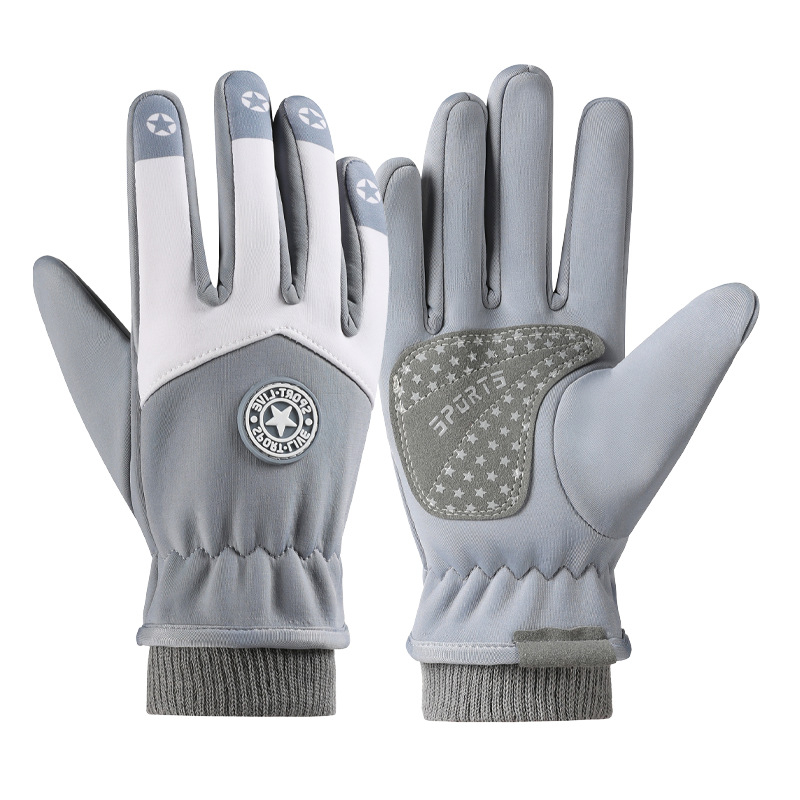 Vaikų slidinėjimo pirštinės, unisex, vėjo atsparios ir atsparios vandeniui, neslystančios, dryžuotas modelis, žiemos ir rudens sezonui, amžius 5–13