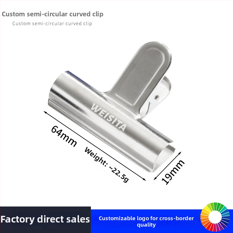 Willita Metalinis klipsas – Daugiafunkcis klipsas dosjė, failams ir knygoms, su pusapvaliu arkos dizainu