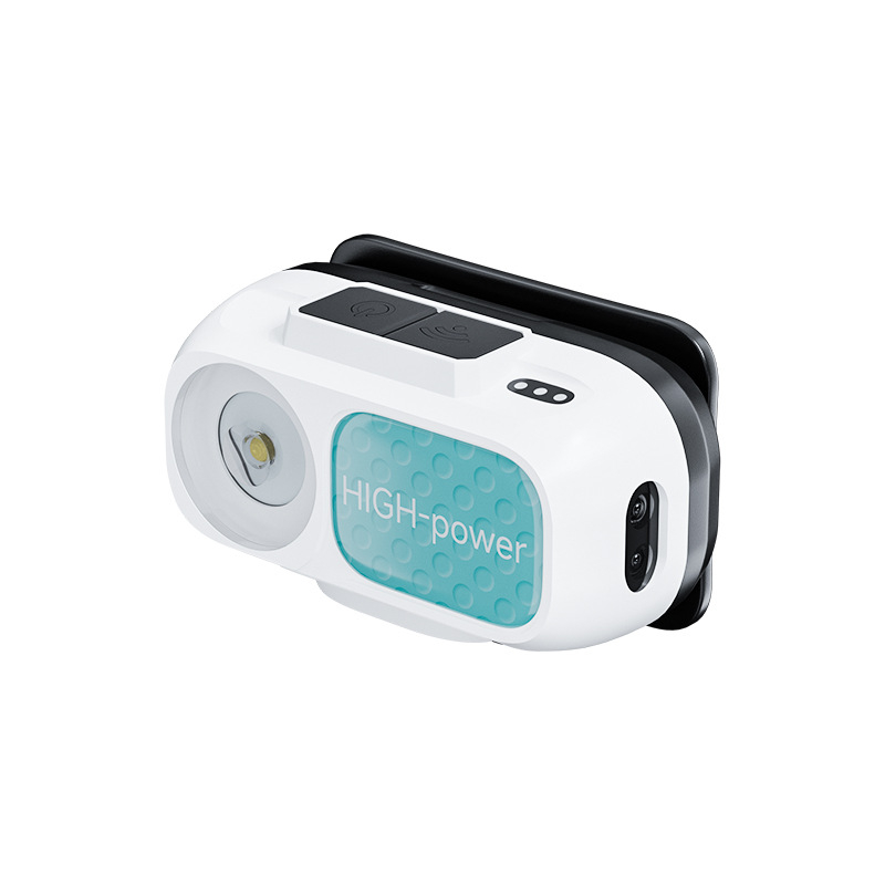 Galvos žibintu išorinei nakčiai su jutiklio sensoriumi, įkraunamas LED, ultra lengvas nešiojamas, 1200mAh baterija, 10W, įkroviklis įtrauktas