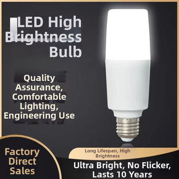 LED cilindrinė lemputė su E27 baze, 220V, tarnavimo laikas 10 000 h, nedimduojama