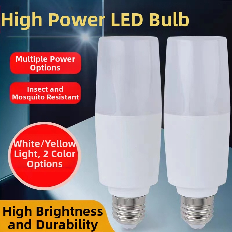 LED cilindrinė lemputė su E27 baze, 220V, tarnavimo laikas 10 000 h, nedimduojama