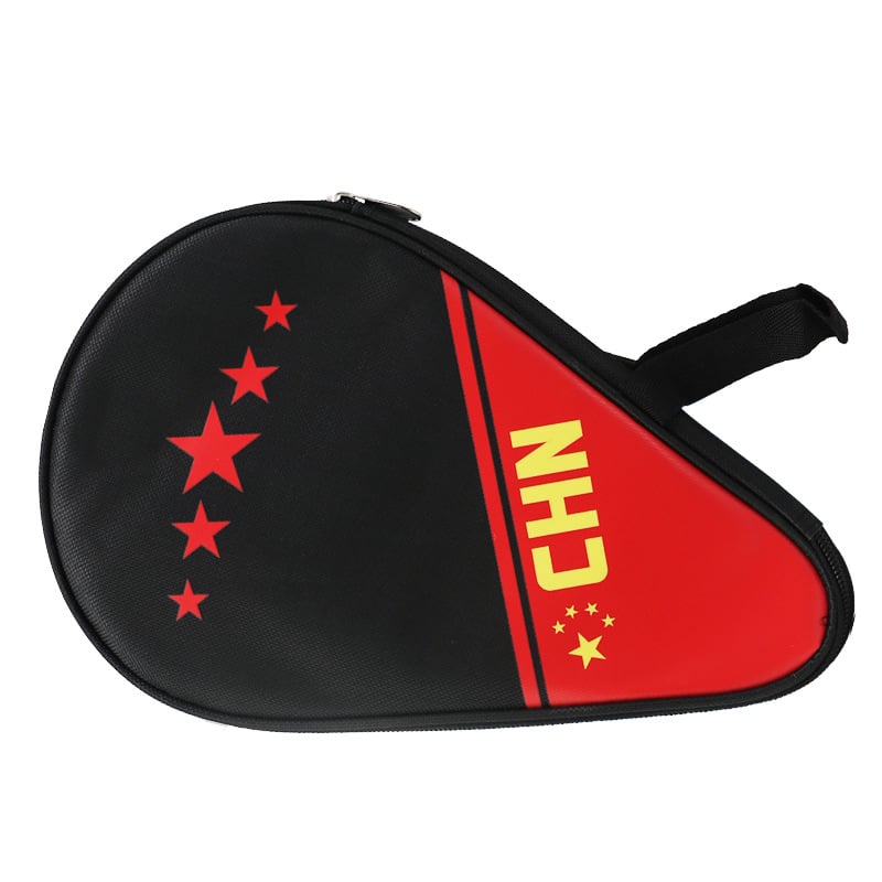 Kūgio formos stalo teniso raketės krepšys, iš Oxford audinio, su logotipo personalizavimo galimybe, tinkamas stalo tenisui ir plunksniniam tenisui