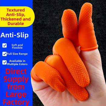 Vienkartiniai silikoniniai pirštų gaubtukai pirštams ir nykščiui – atsparios apsauginės pirštinės, storintas dizainas