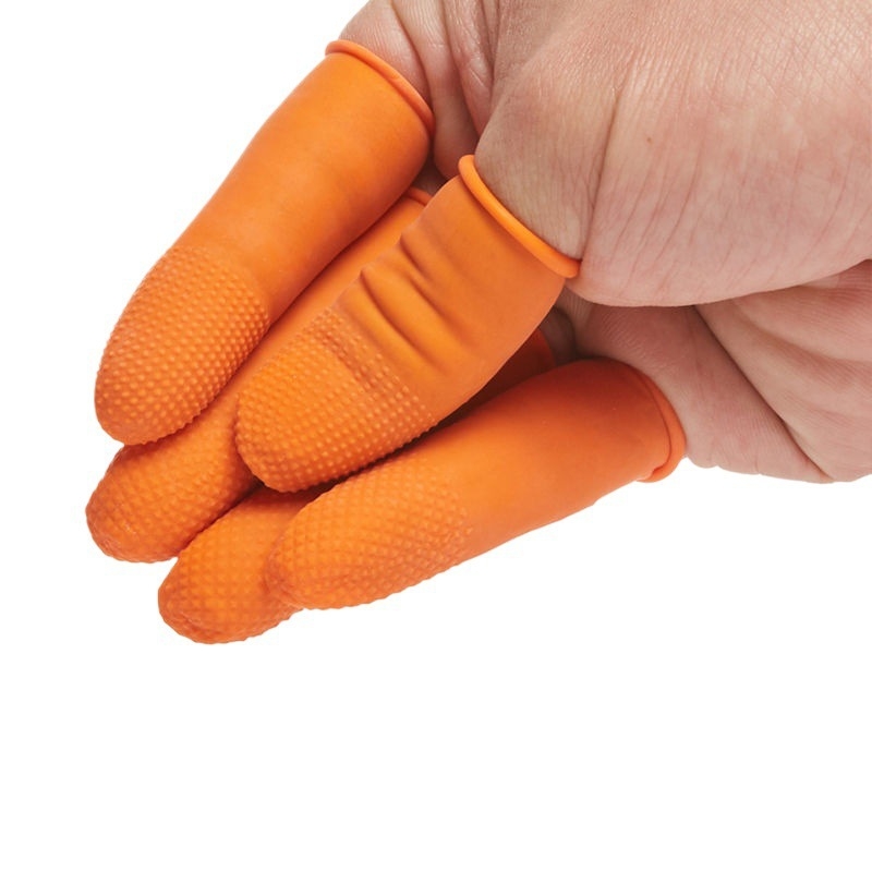 Vienkartiniai silikoniniai pirštų gaubtukai pirštams ir nykščiui – atsparios apsauginės pirštinės, storintas dizainas