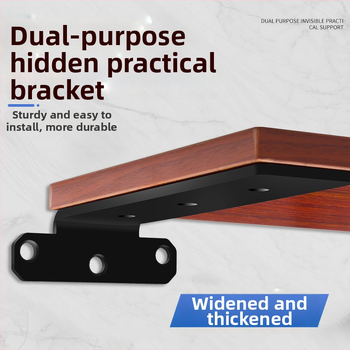 Nevidljivi trokutasti zidni nosač police – hladno valjana čelična konstrukcija, Jin Rongda, model Invisible wall storage rack, za laminirano skladištenje, moderan i jednostavan stil