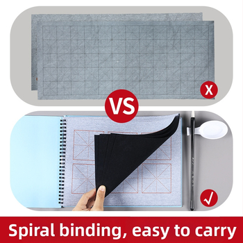 Tiantian Practice Kaligrafijos Užrašų Knygelė — Vienpusė Rašymo Serija, Kvadratinė Forma, Skirta Kaligrafijos Praktikai