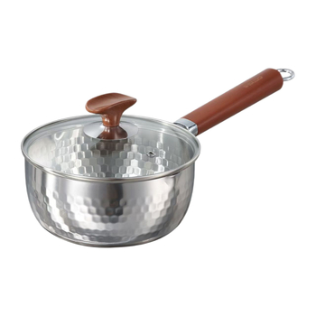 Pienų puodas, neprilimpančio paviršiaus, 316 nerūdijančiojo plieno, japonų stiliaus Yukihira, su vienu dugnu, tinkamas visoms viryklėms