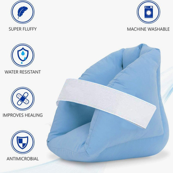 Kulno ir čiurnos apsauginė gaubtelė su pagalėliu, spaudimo opų prevencijai, pooperacinė kojų priežiūra, 30 vnt., prekės ženklas Oems