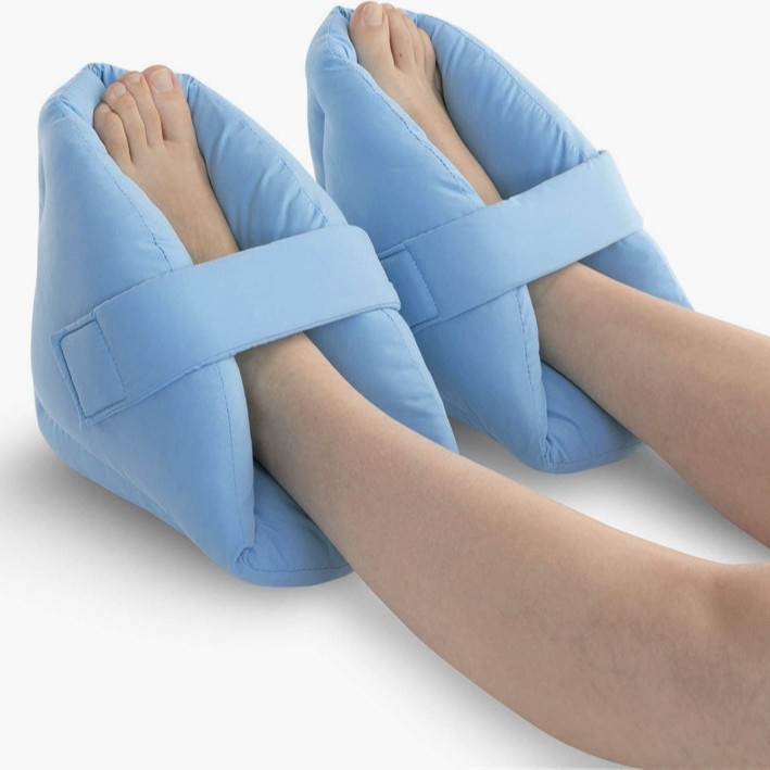 Kulno ir čiurnos apsauginė gaubtelė su pagalėliu, spaudimo opų prevencijai, pooperacinė kojų priežiūra, 30 vnt., prekės ženklas Oems