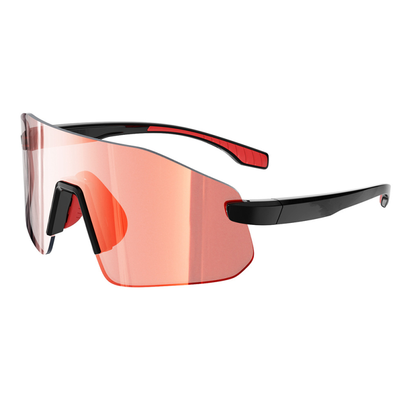 Kalnų dviračių akiniai – fotokrominės PC lęšiai, vėjo atsparūs, reguliuojami nosies pagalvėlės, suderinami su dioptrinėmis akinėmis