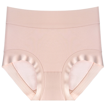 Moteriškos medvilninės aukšto liemens kelnaitės – kvėpuojančios, antibakterinės, sėdmenų pakėlimo palaikymas, kirkšnies pamušalas iš Mulberry šilko, 90–95% medvilnės, mezginys, visiems sezonams