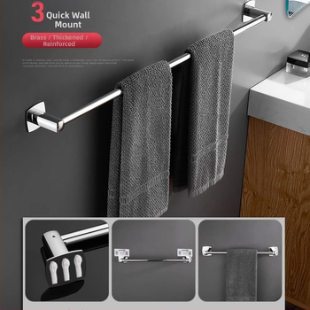 Vonios laikiklis rankšluosčiams iš vario lydinio, 1 sluoksnis, poliruota paviršia, apkrova iki 5 kg