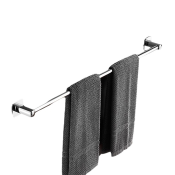 Bară de prosoape pentru baie, din aliaj de cupru, 1 nivel, finisaj lucios, încărcare 5 kg