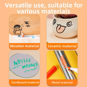 Akrilo markeris vandens pagrindu DIY piešiniams ir graffiti – Next Door Pinchuang