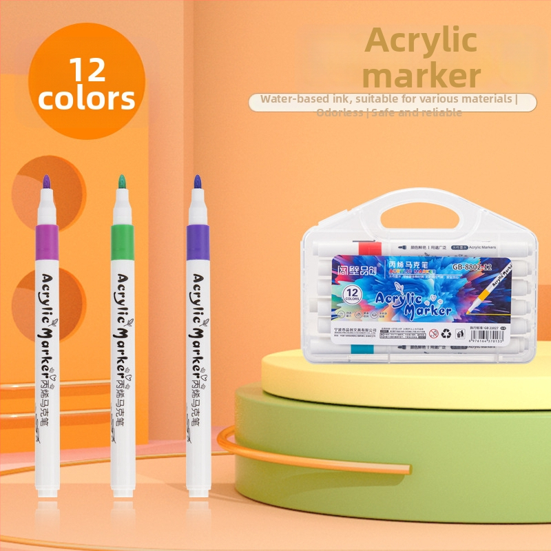 Akrilo markeris vandens pagrindu DIY piešiniams ir graffiti – Next Door Pinchuang