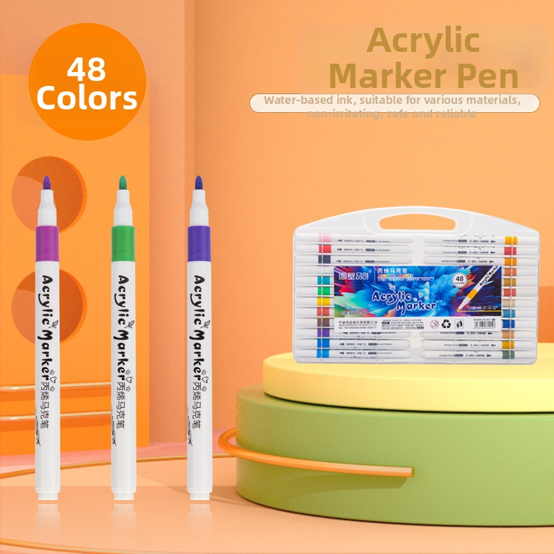 Akrilo markeris vandens pagrindu DIY piešiniams ir graffiti – Next Door Pinchuang