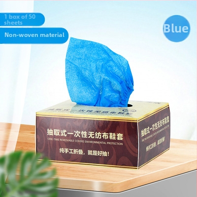 Vienkartiniai PE avalynės dangteliai, atsparūs vandeniui ir dulkėms, storesnės konstrukcijos, 100 vnt