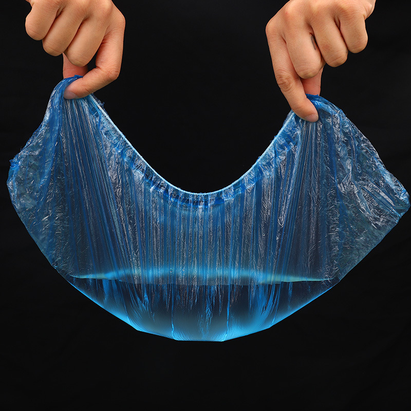 Vienkartiniai PE avalynės dangteliai, atsparūs vandeniui ir dulkėms, storesnės konstrukcijos, 100 vnt