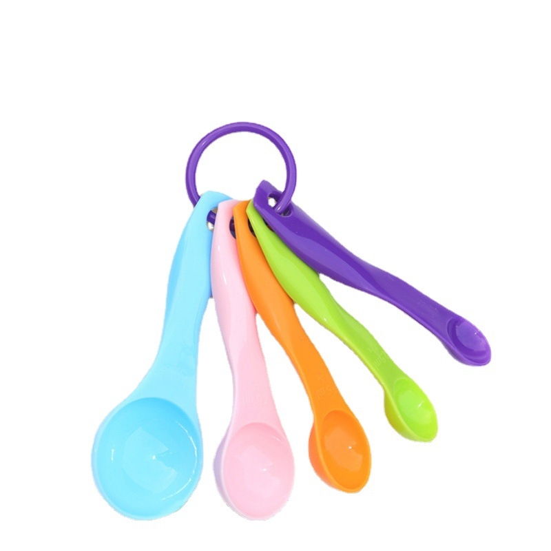 Big Eyes nerūdijančio plieno matavimo šaukštų rinkinys, 5 dalių kepimui