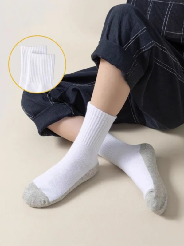 Detské ponožky z bavlny, stredne dĺžky, nasiakajúce pot, antibakteriálne a s kontrolou zápachu