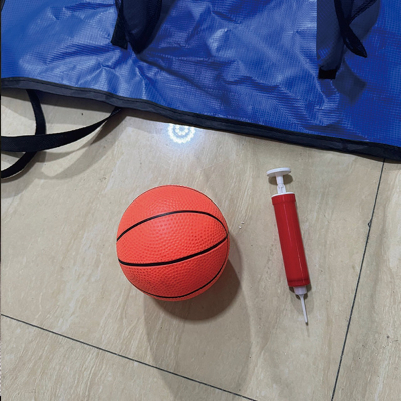 Vaikų trampolinas su krepšinio košu ir lenta, minkšta PVC krepšinio kamuolys (Prekės ženklas: gsd; Medžiaga: PVC; Skirtas: Bendrai)