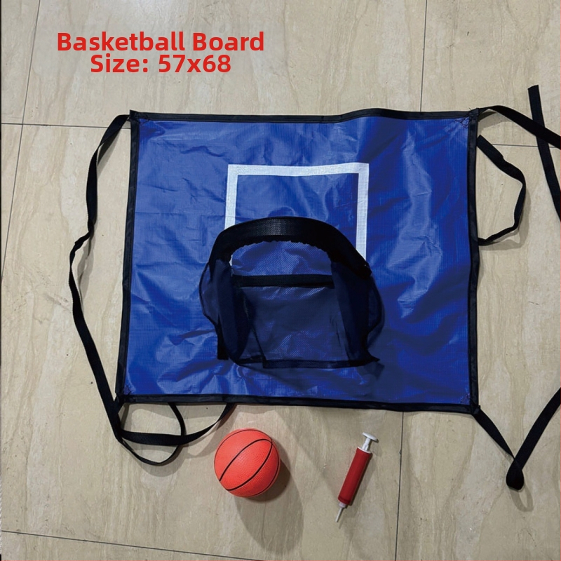 Vaikų trampolinas su krepšinio košu ir lenta, minkšta PVC krepšinio kamuolys (Prekės ženklas: gsd; Medžiaga: PVC; Skirtas: Bendrai)