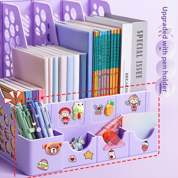 Keturių stulpelių stalinis bylų rėmas, plastikinė konstrukcija, modelis 10036, prekė Excellent, grynoji masė 65 g