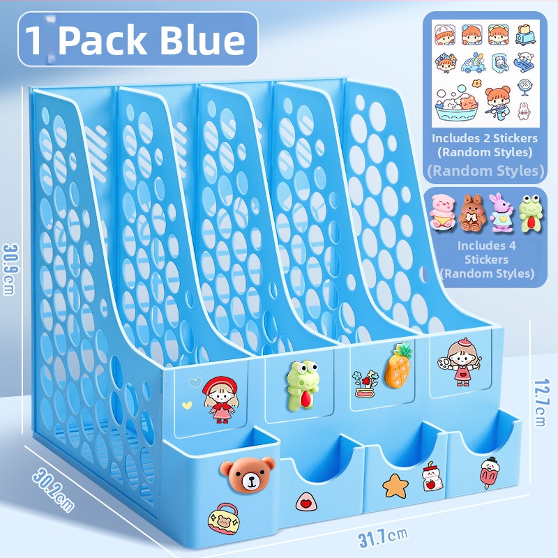 Keturių stulpelių stalinis bylų rėmas, plastikinė konstrukcija, modelis 10036, prekė Excellent, grynoji masė 65 g