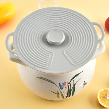 Siliconiniai dangteliai virtuvės indams – maisto kokybės silikonas, apsauga nuo purslų, išlaiko šviežumą; 200 g; prekė JM; pakuotė PP maišelis; pritaikymas įmanomas