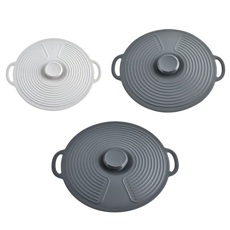 Siliconiniai dangteliai virtuvės indams – maisto kokybės silikonas, apsauga nuo purslų, išlaiko šviežumą; 200 g; prekė JM; pakuotė PP maišelis; pritaikymas įmanomas