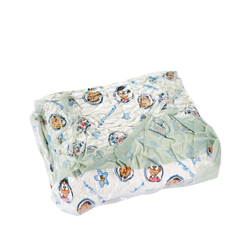 Детска възглавница от естествен латекс, правоъгълна форма, латекс съдържание над 90%, ядро от чист памук