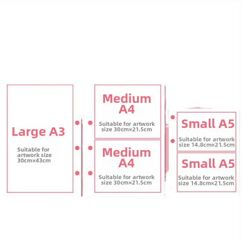 Dailės klipų albumas, modelis 985; talpa iki 160 puslapių; medžiaga: Kita; medžiagos storis: Popierius