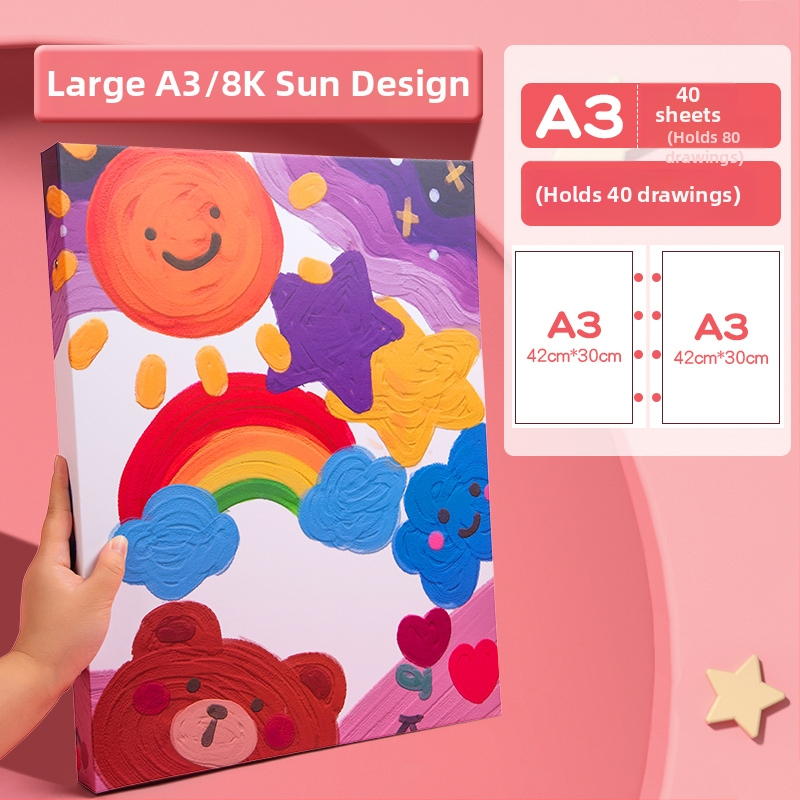 Dailės klipų albumas, modelis 985; talpa iki 160 puslapių; medžiaga: Kita; medžiagos storis: Popierius