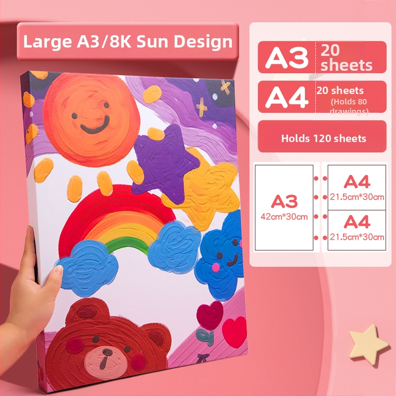 Dailės klipų albumas, modelis 985; talpa iki 160 puslapių; medžiaga: Kita; medžiagos storis: Popierius