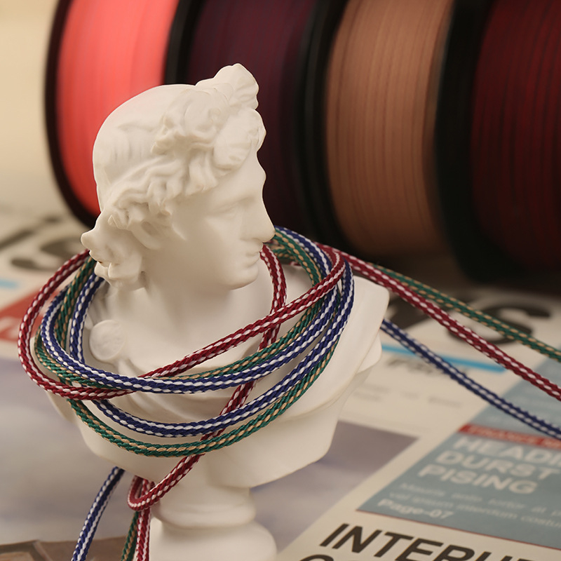 Dragon Knot Dragon Whisker Line Rankų darbo ledinės šilko siūlai — tinkama apyrankėms, plaukų aksesuarams, kutoms ir siuvimui